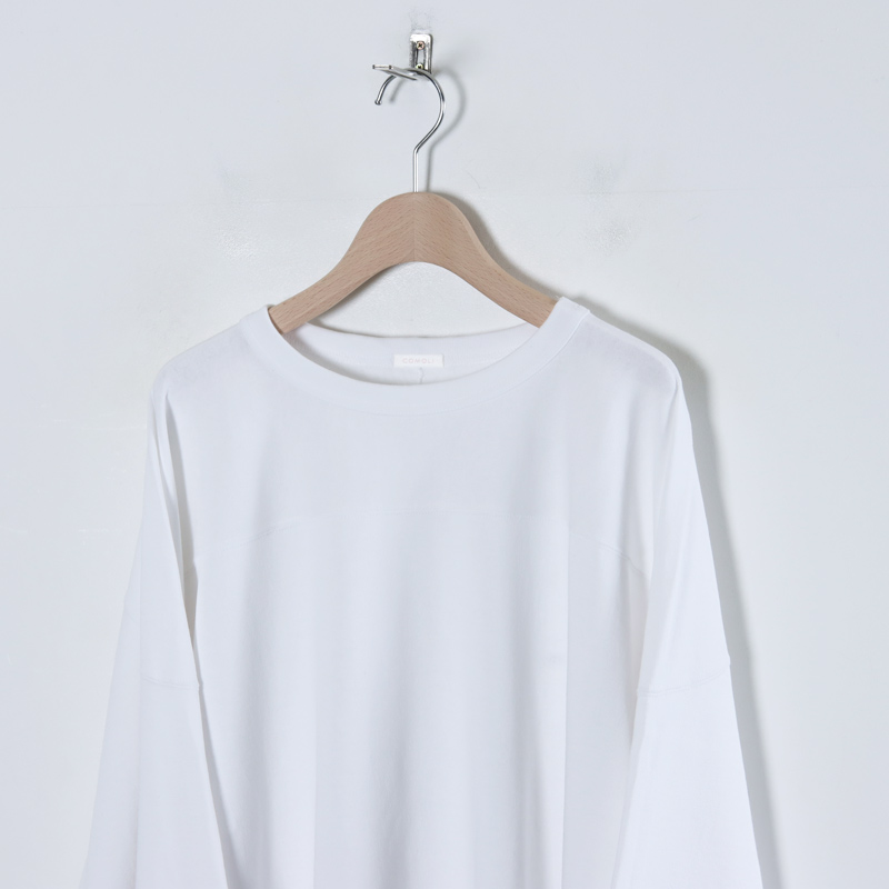 COMOLI (コモリ) フットボールTシャツ