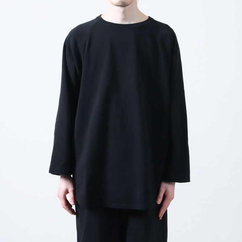 COMOLI (コモリ) コットンジャージ ベースボールTシャツ