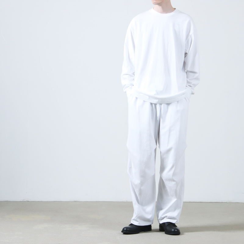 COMOLI (コモリ) コットンジャージ 長袖Tシャツ