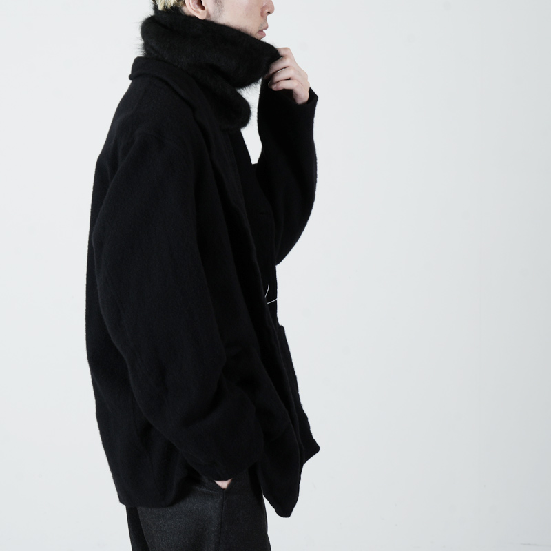 COMOLI (コモリ) カシミヤ ファー ネックウォーマー