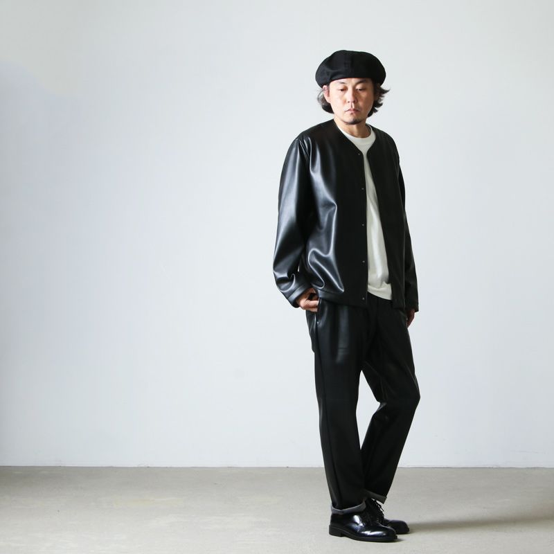 CURLY (カーリー) REGENCY NC JACKET Synthetic leather