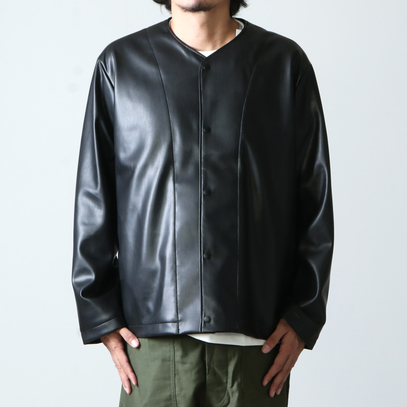 CURLY (カーリー) REGENCY NC JACKET Synthetic leather