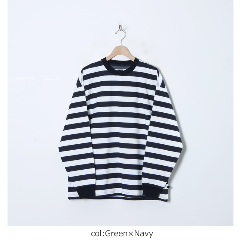 DAIWA PIER39 (ダイワピア39) TECH DRAWSTRING BORDER L/S TEE