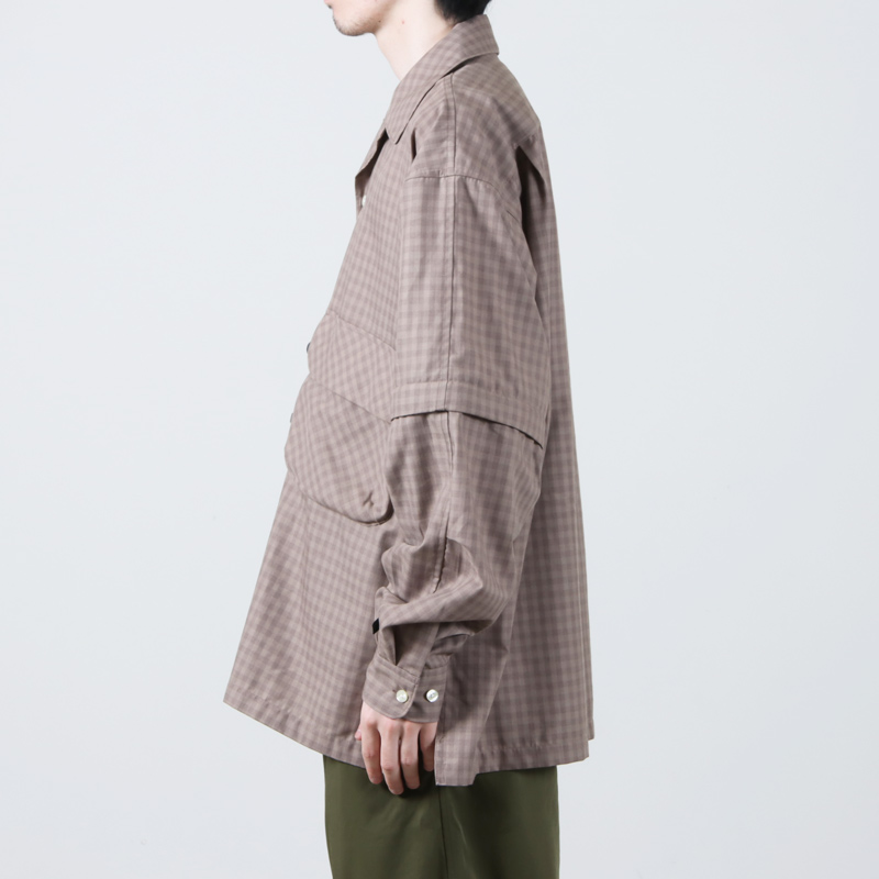 DAIWA PIER39 (ダイワピア39) TECH SPORTS OPEN COLLAR SHIRT L/S MINI