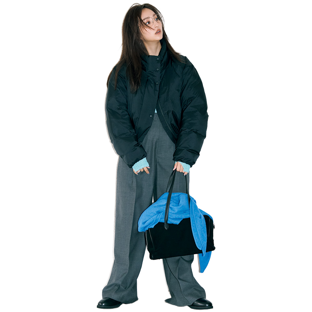 無印良品 MUJI Labo】の「ショート丈ダウン」はモードに着られる