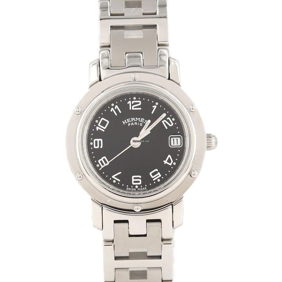 Hermès Clipper CL4.210 Quartz Steel Very good for $918 for sale