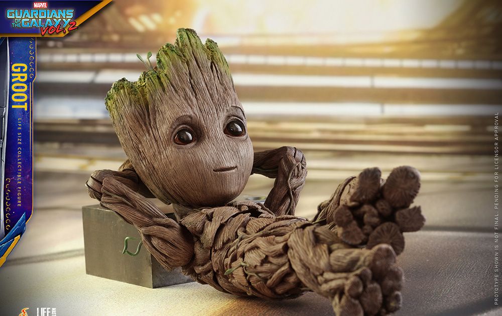 最高の笑顔がすぐそばに！かわいすぎる実物大ベビー・グルート発売決定