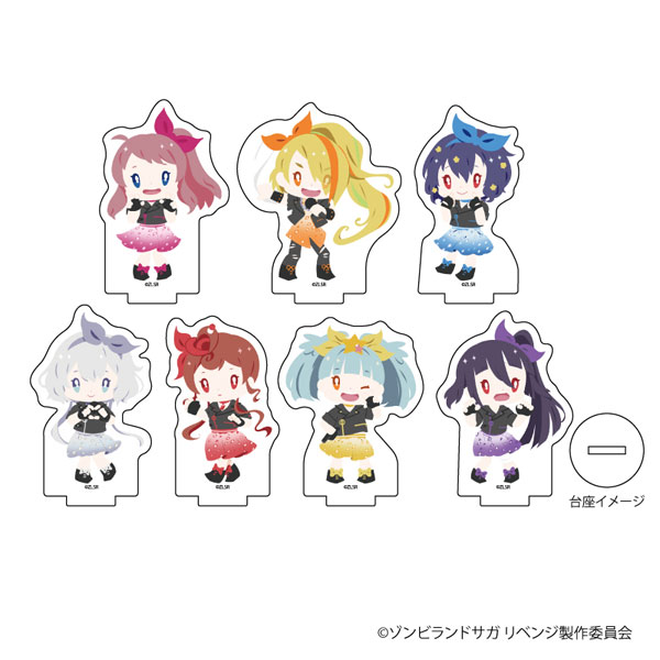 アクリルぷちスタンド「ゾンビランドサガ リベンジ」02/ミニキャラ 7個