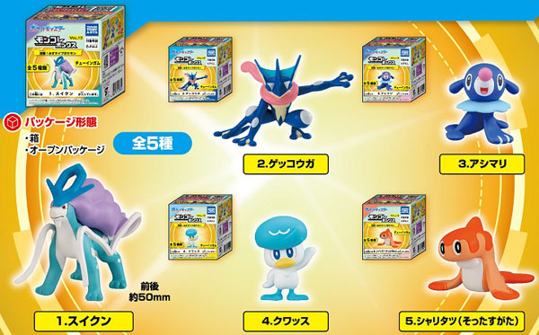 ポケットモンスター モンコレボックス Vol.13 流麗！みずタイプ