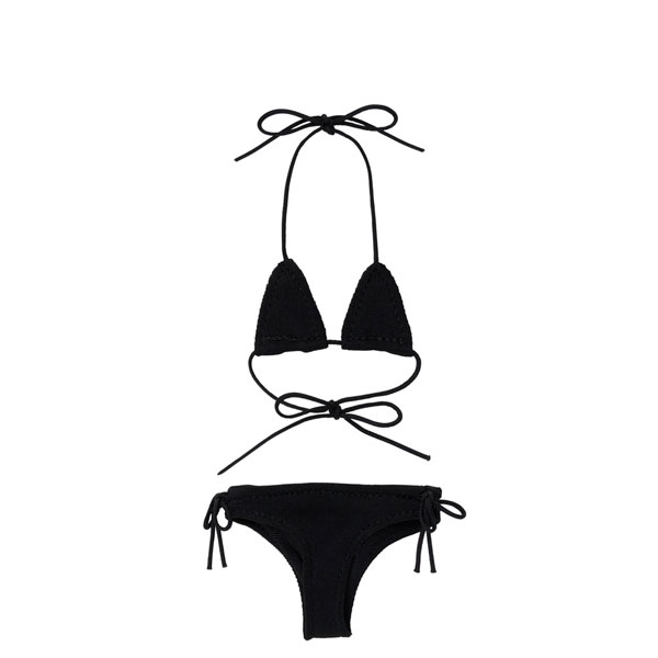 1/6 Q'z 紐ビキニset ブラック (ドール用)[アゾン]《発売済・在庫品》