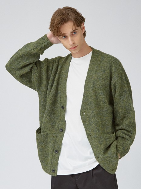 アルパカブレンド シャギーニット カーディガン｜OUTLET (MEN'S