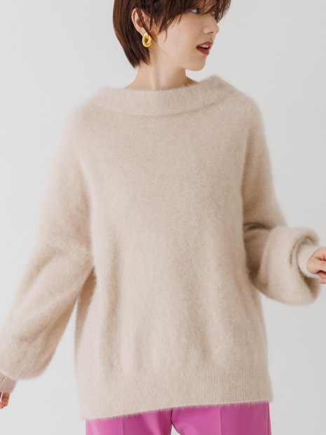 フォックス＆ラクーンパフスリーブニットプルオーバー｜OUTLET