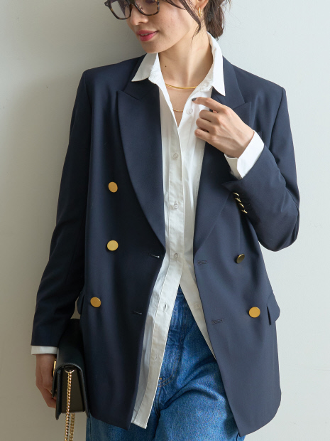 テーラードダブルジャケット｜Rouge vif la cle / ルージュ・ヴィフ ラクレ