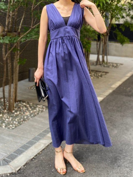 麻混3WAYウエストリボンワンピース｜Rouge vif la cle / ルージュ