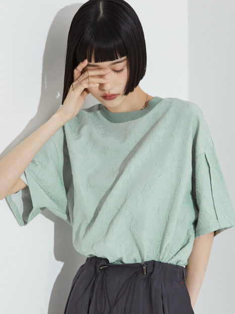 シワ加工 リンクル Tシャツ｜NOMINE / ノミネ