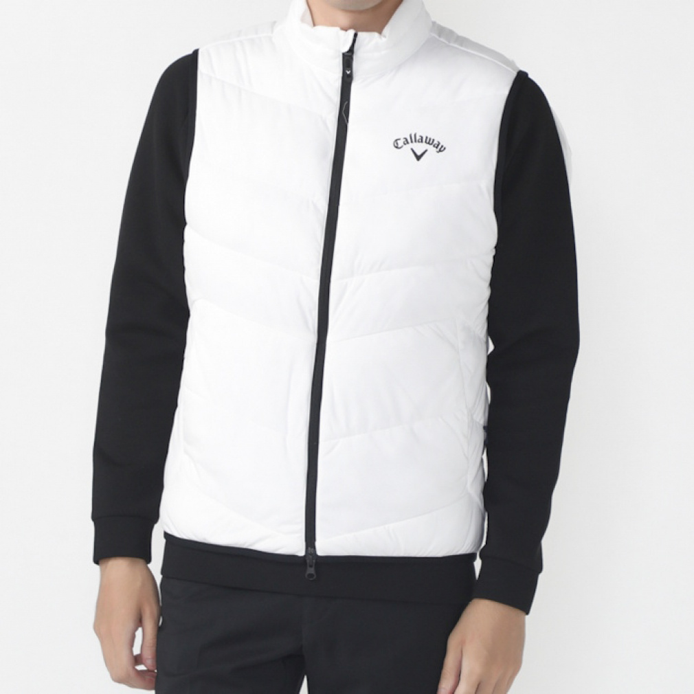 キャロウェイ ゴルフウェア 中綿ベスト 秋 冬 スターストレッチ
