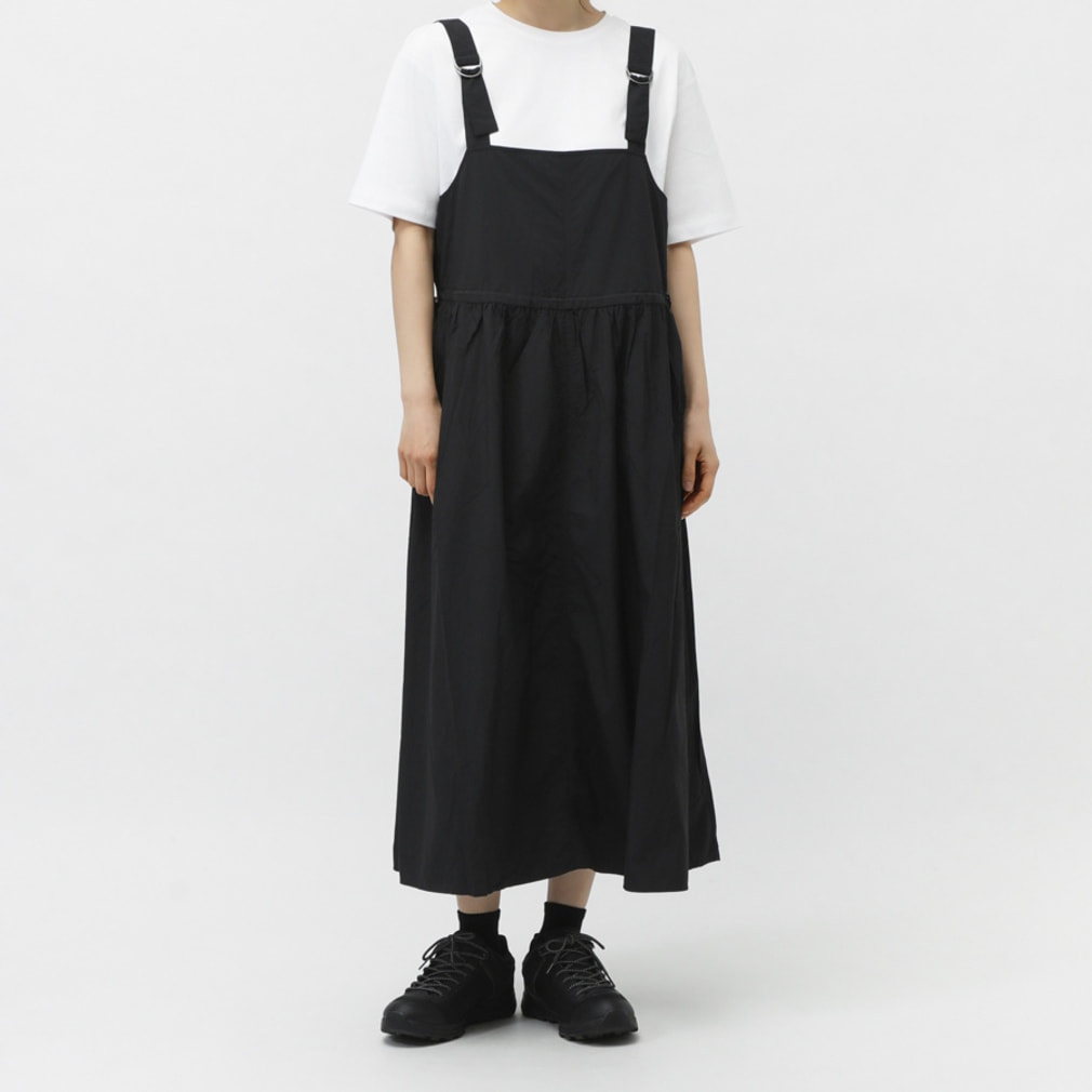 ティゴラ レディース ワンピース UV撥水サロペットワンピース TR