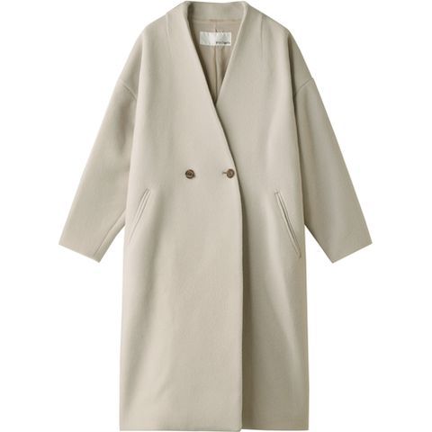 美品 Whim Gazette ウィムガゼット メリンプダブルビーバー ノーカラー