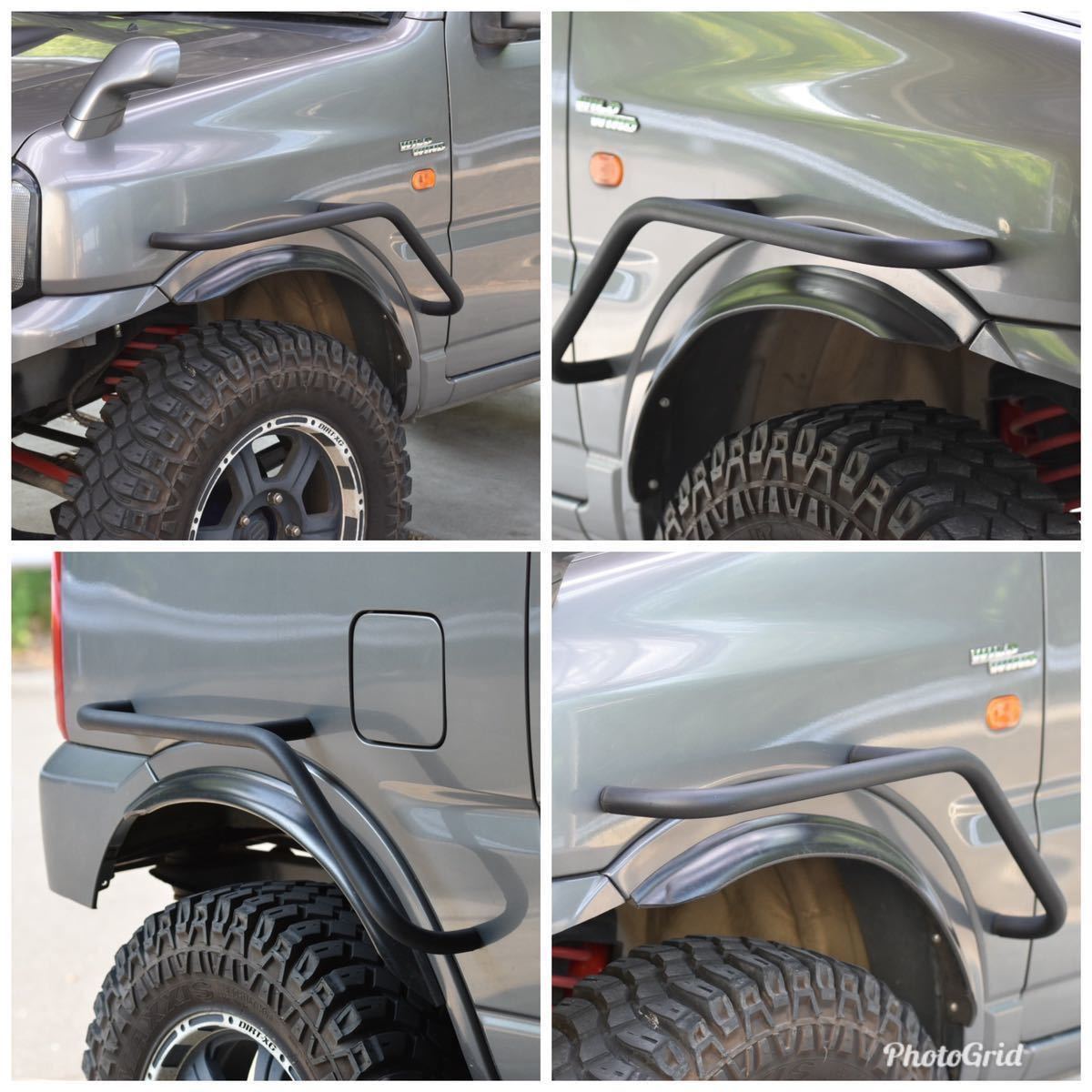 新品】JB23 ジムニー パイプフェンダー 出幅100mm オーバーフェンダー