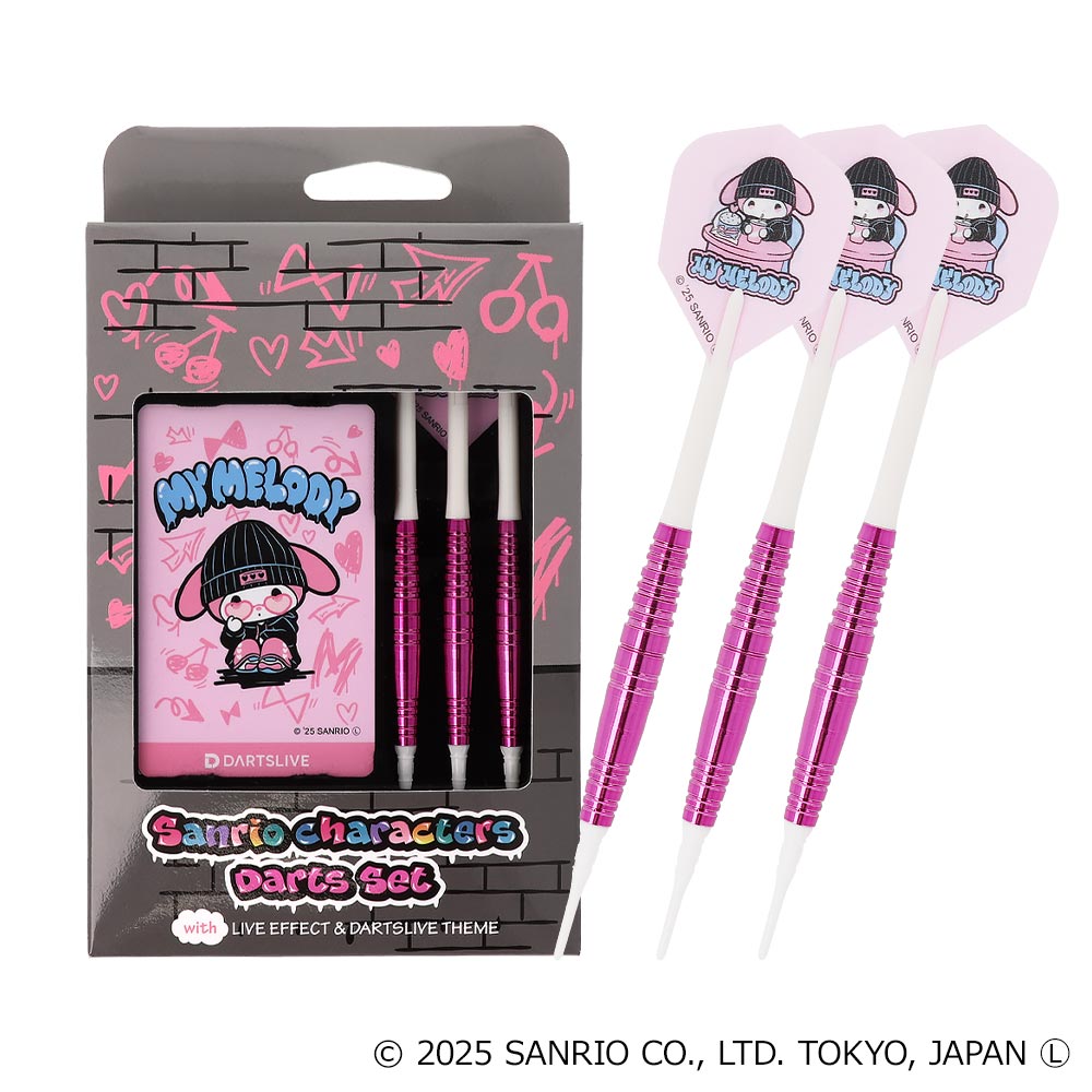 Sanrio characters ダーツセット with DARTSLIVE CARD【Solid&Cool