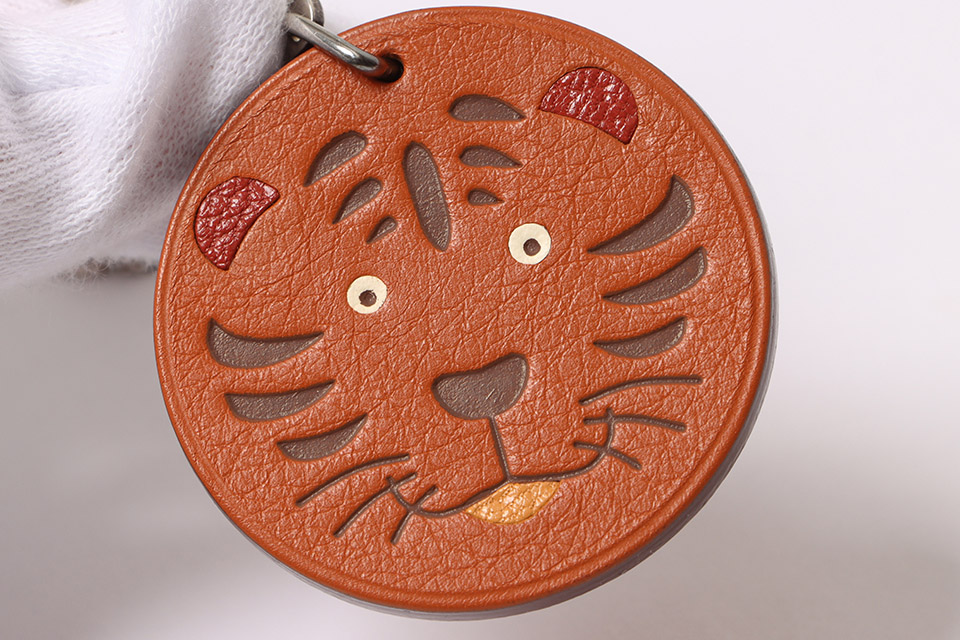 アニマル キーチェーン キーホルダー トラ 虎 タイガー オレンジ