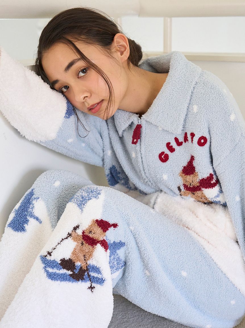 HOLIDAY】スキーベアジャガードロングパンツ(ロングパンツ)｜ルーム