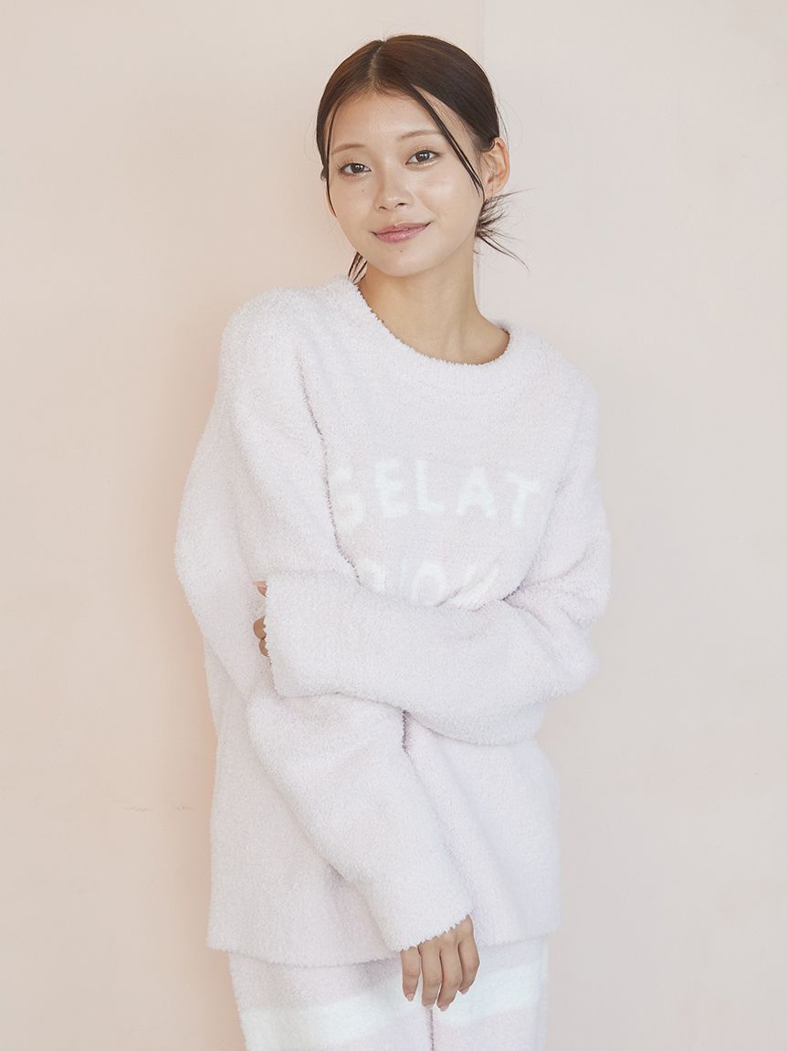 パウダーロゴジャガードプルオーバー＆ロングパンツセット(ロング