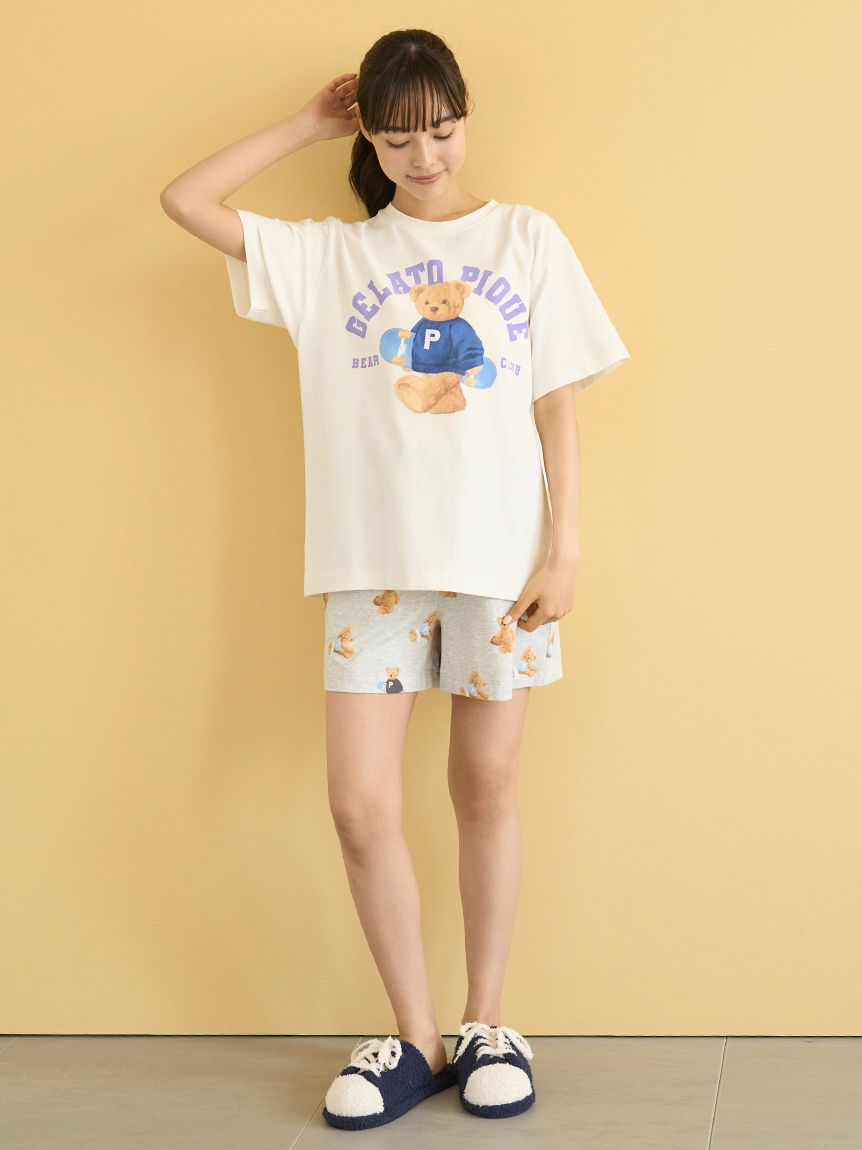 ONLINE限定】スポーティーベアワンポイントTシャツ＆総柄ショート