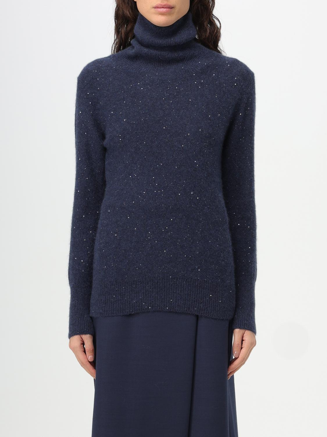 Fabiana Filippi Sweater woman - Blue | MADP02F675H7090000 | GIGLIO.COM