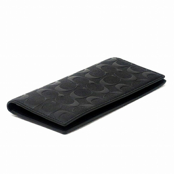 コーチ COACH 財布 メンズ 長財布 二つ折り 本革 レザー 長財布