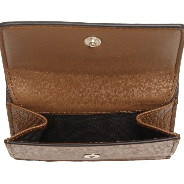 フルラ 三つ折り財布 カメリア Sサイズ ミニ財布 ブラウン レディース