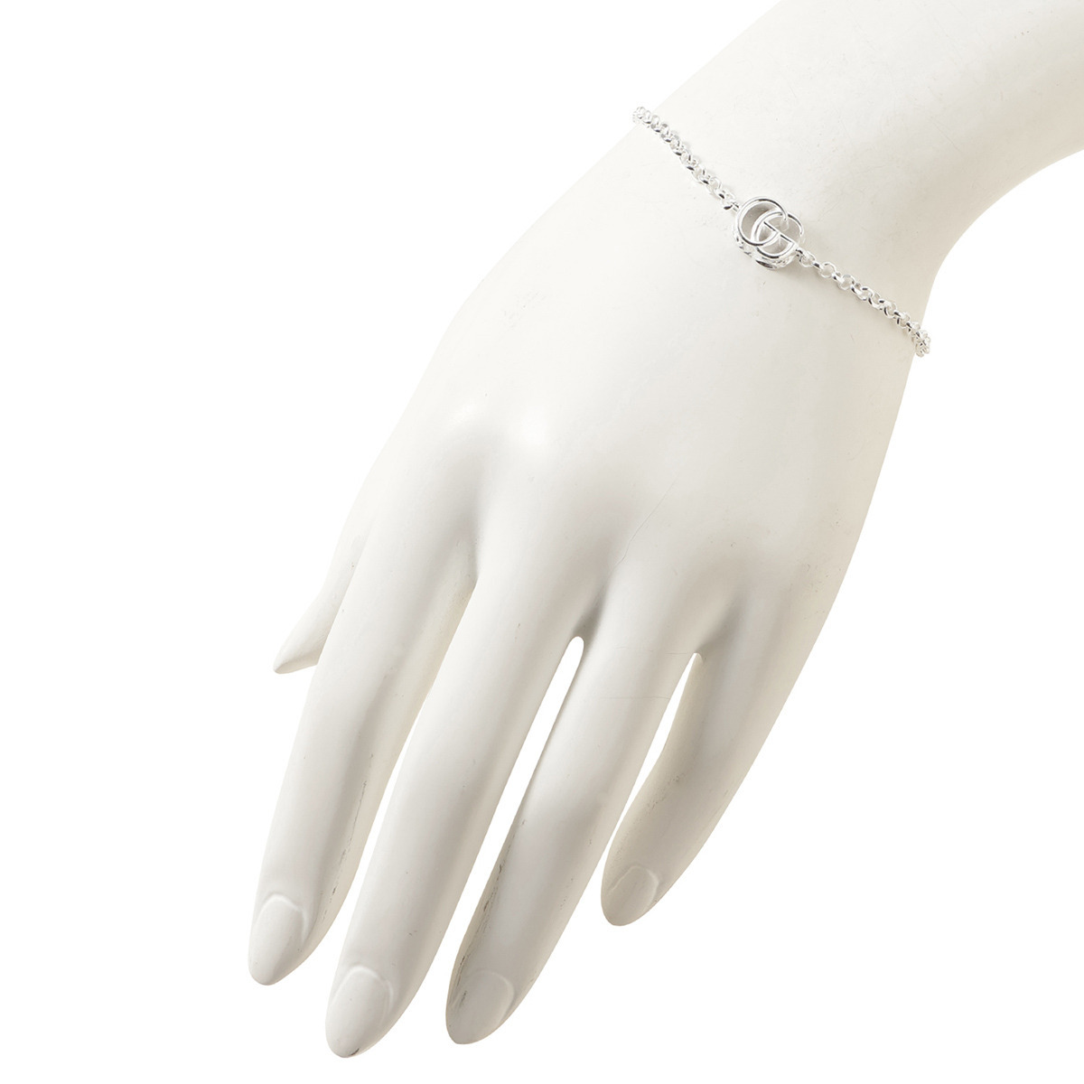 グッチ GUCCI GGマーモント ダブルG ブレスレット シルバー 770756