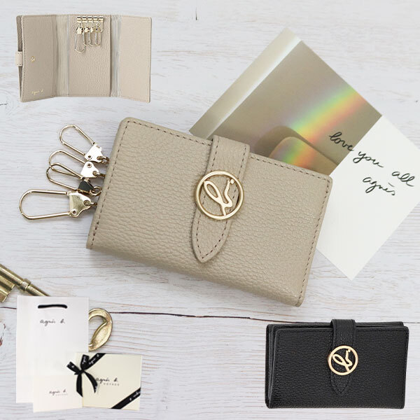 アニエスベー agnesb.VOYAGE キーケース レディース 天然皮革 UAW01-03