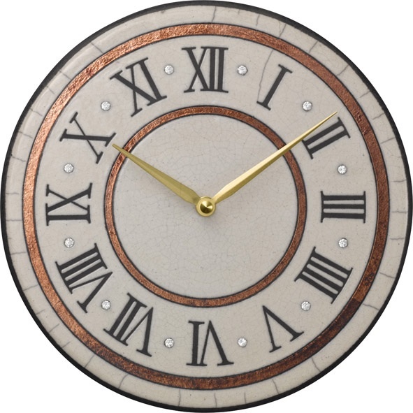 名入れ可能】アントニオ・ザッカレラ陶器掛け時計 - 【インテリア雑貨