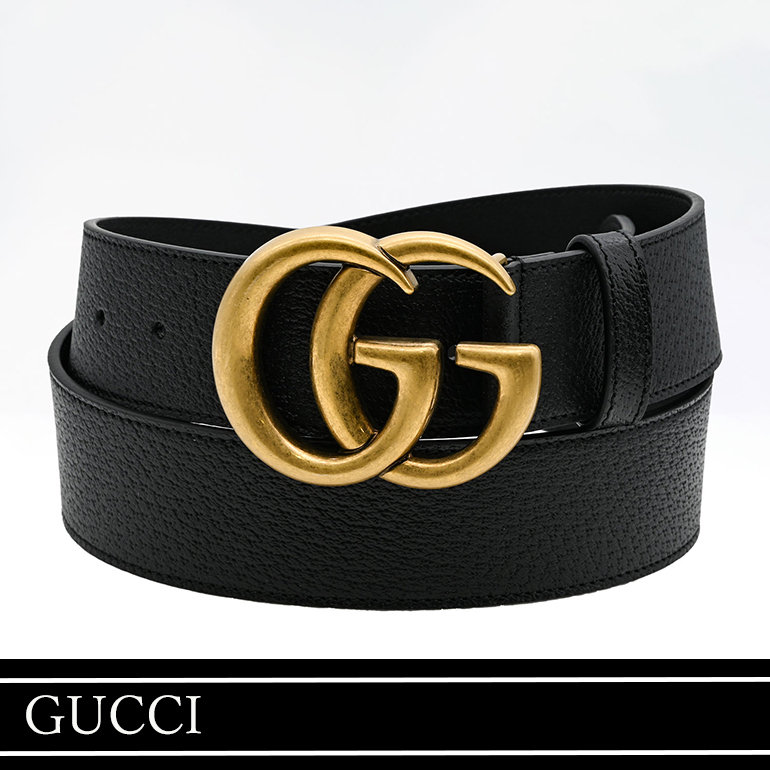 グッチ GUCCI ベルト メンズ カーフスキンレザー 本革 マーモント
