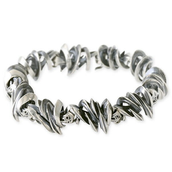 M's collection エムズコレクション シルバー ブレスレット グレー