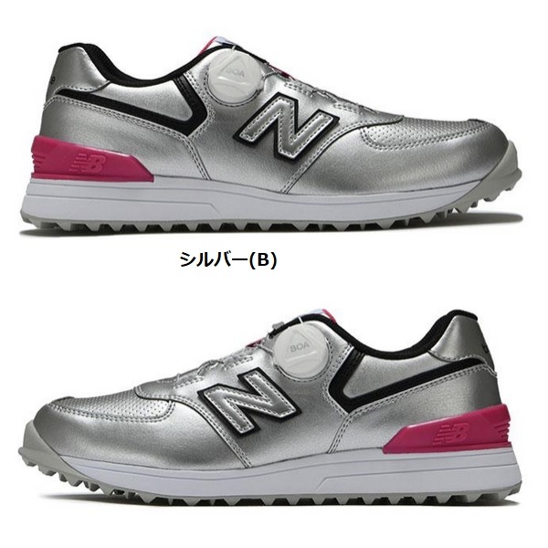 ニューバランス ゴルフシューズ 574 v3 SL BOA WGBS574 スパイクレス