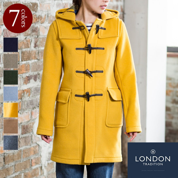 英国製 レディース ダッフルコート MARTINA(GLENCHECK別注モデル