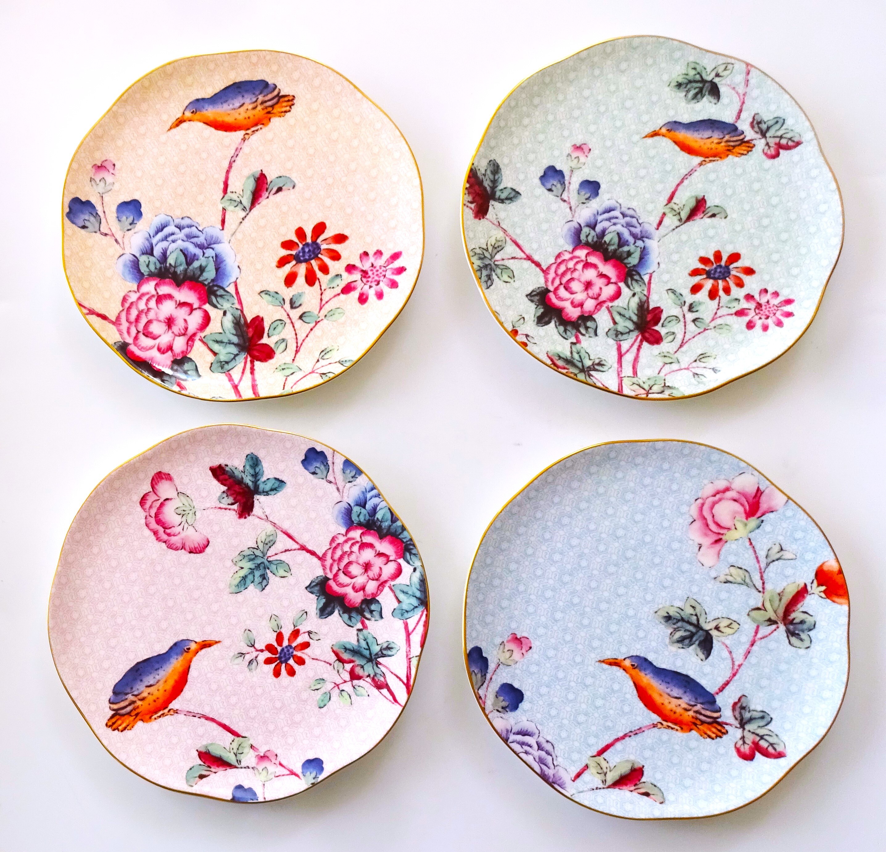 送料無料 ウェッジウッドWEDGWOOD ハーレクインカッコー プレート