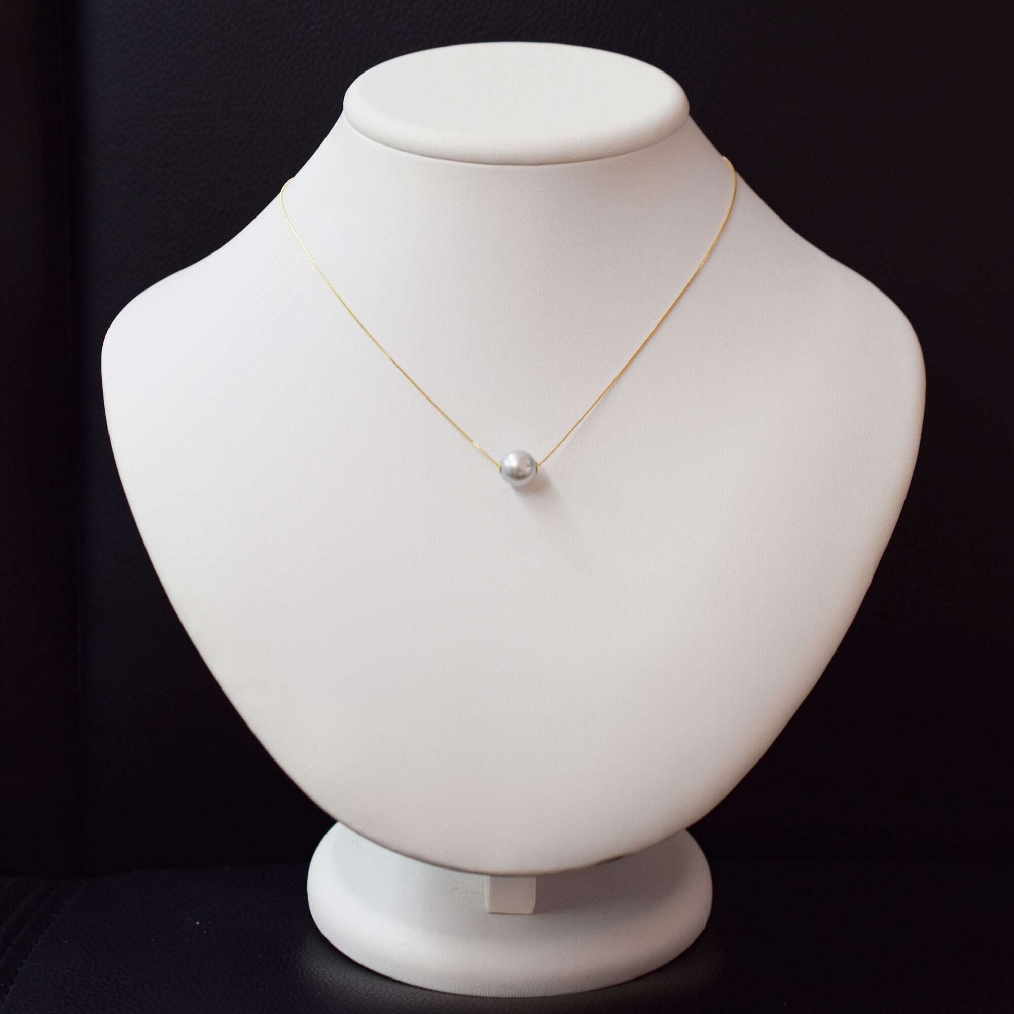 送料無料 】 無調色 9mm - 9.5mm あこや真珠 ネックレス ペンダント 1