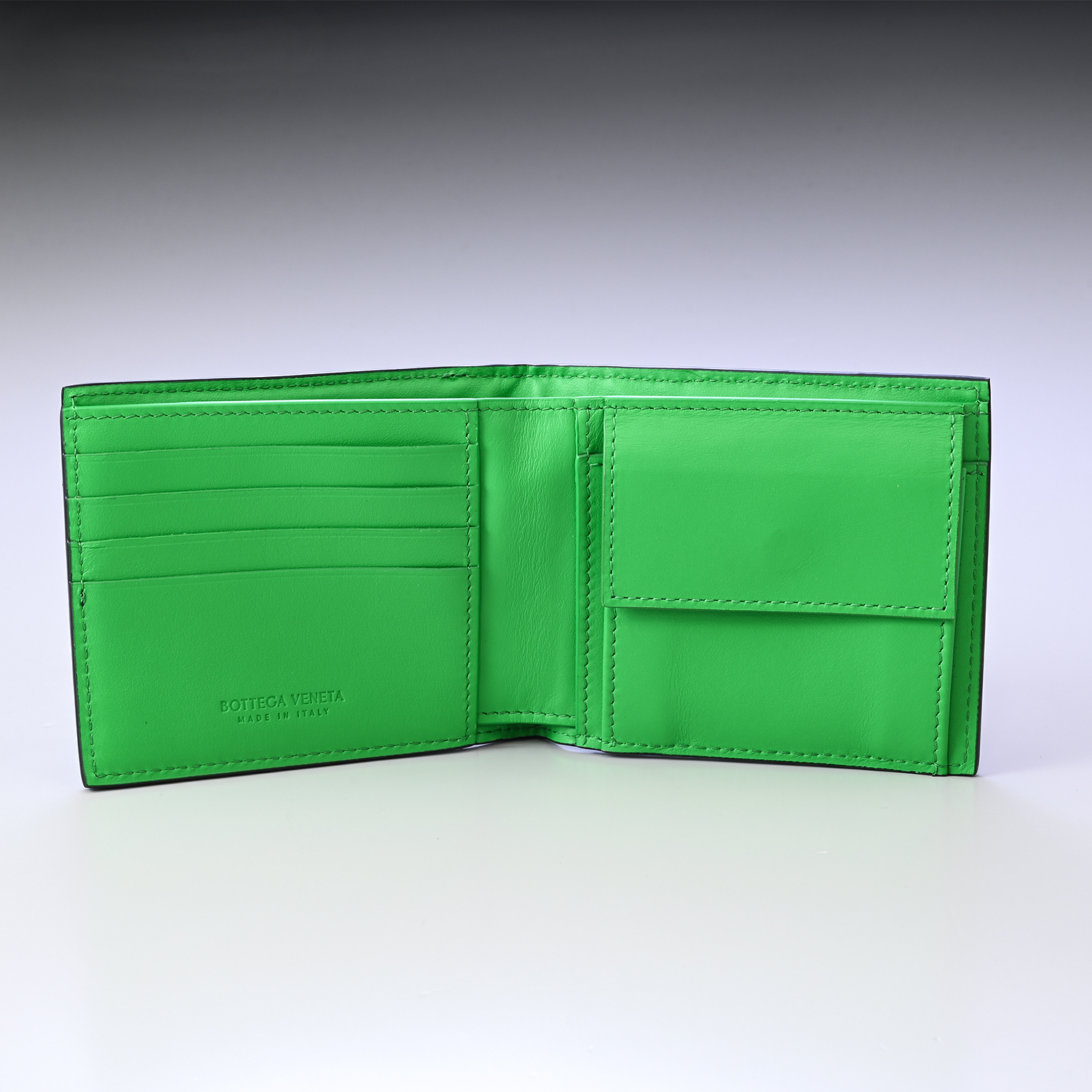 名入れ無料】 ボッテガヴェネタ BOTTEGA VENETA 二つ折り財布 メンズ