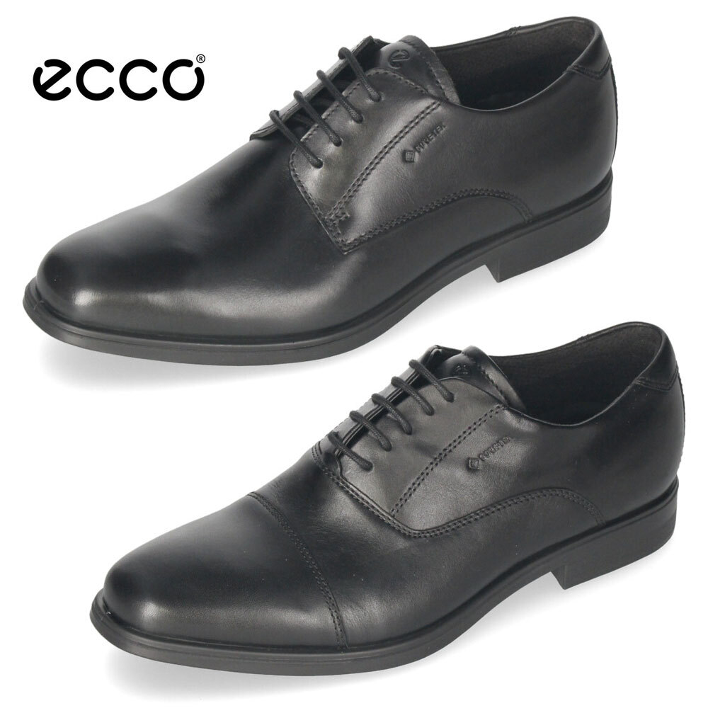 ecco エコー ビジネスシューズ メンズ 防水 本革 ゴアテックス