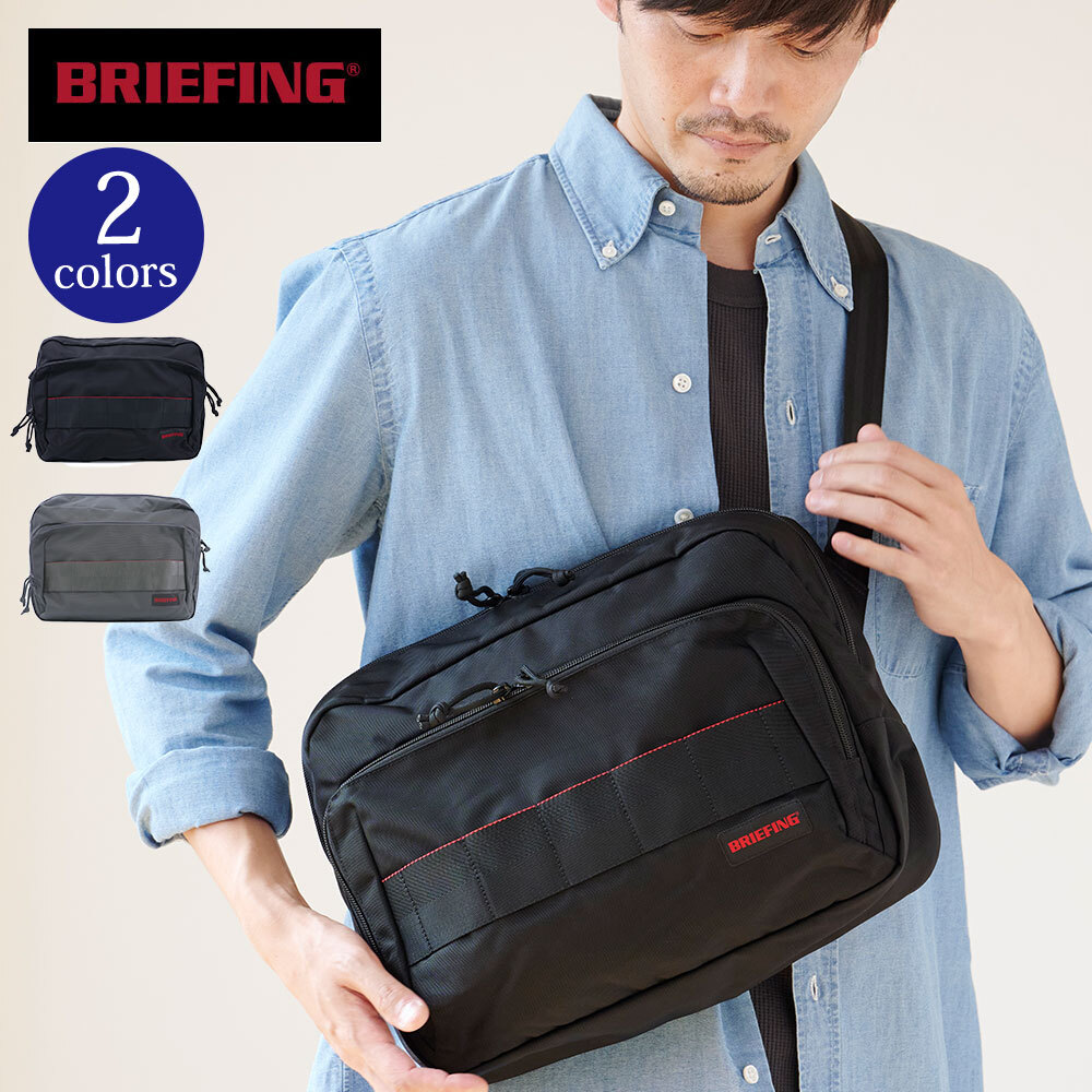 BS BOX SHOULDER M AG ショルダーバッグ ボディバッグ BRIEFING バッグ