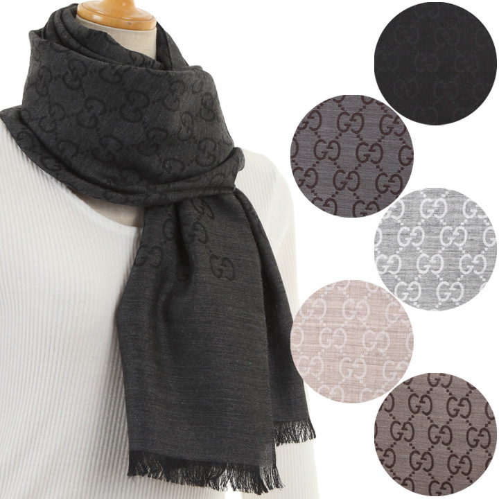 グッチ ストール GUCCI マフラー GG柄 男性 女性 ユニセックス 男女