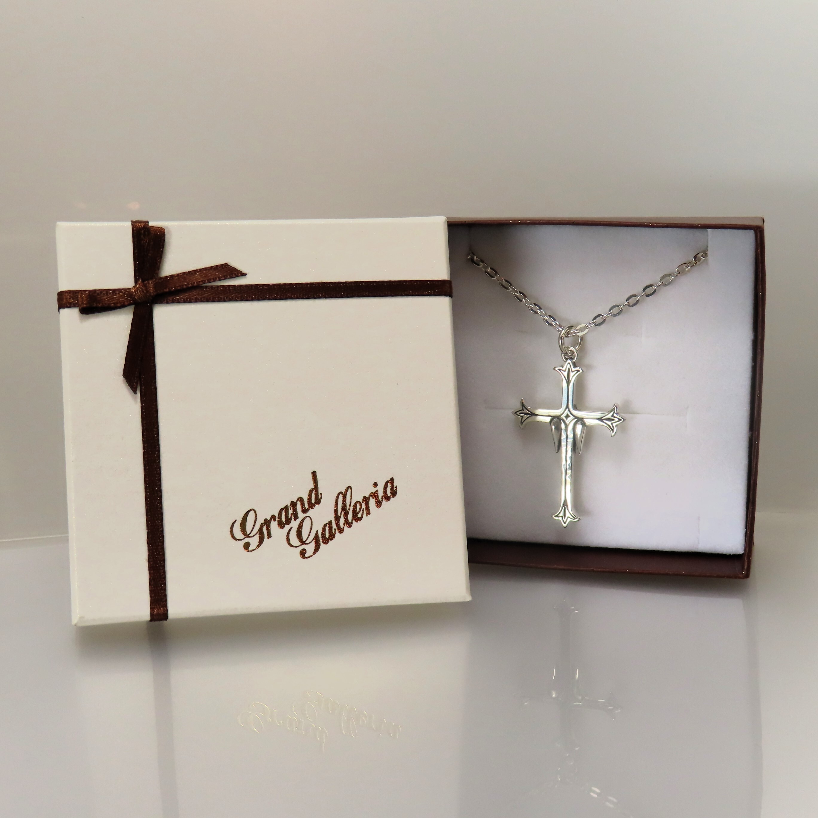 クロスネックレス シルバー925 【刻印無料】 十字架 クロス ネックレス