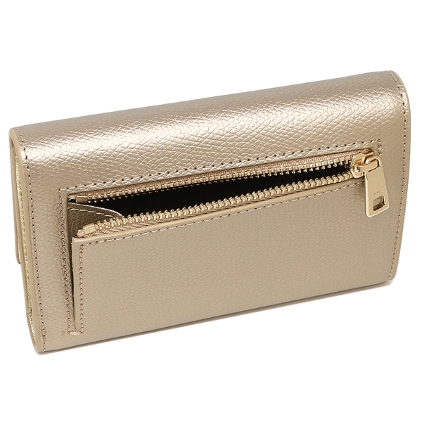 フルラ 三つ折り財布 Mサイズ ミニ財布 ゴールド レディース FURLA