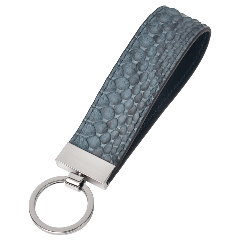 キーリング パイソン 本革 レディース メンズ ヘビ革 キーホルダー