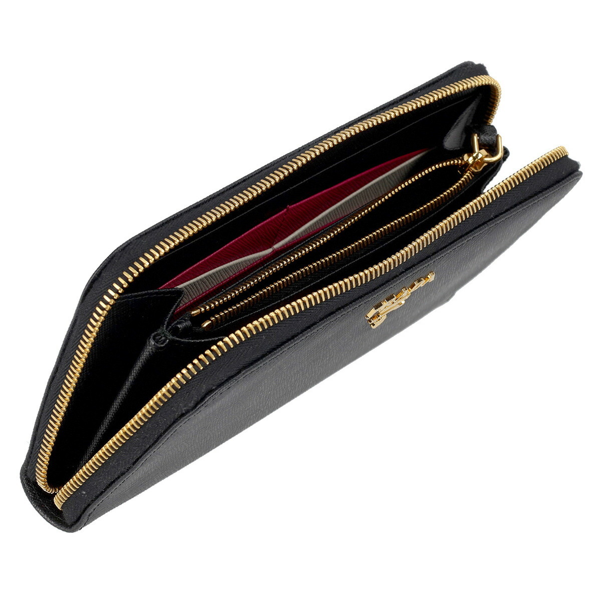 プラダ PRADA 財布 長財布 小銭入れ付き ラウンドファスナー長財布