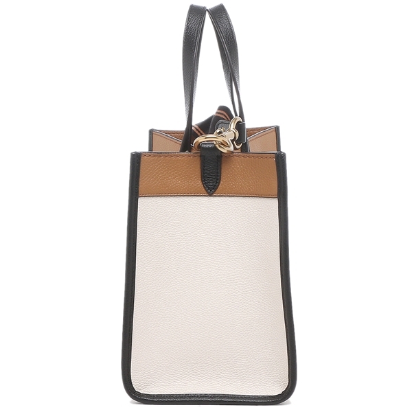 コーチ トートバッグ ショルダーバッグ ホワイト ブラウン レディース