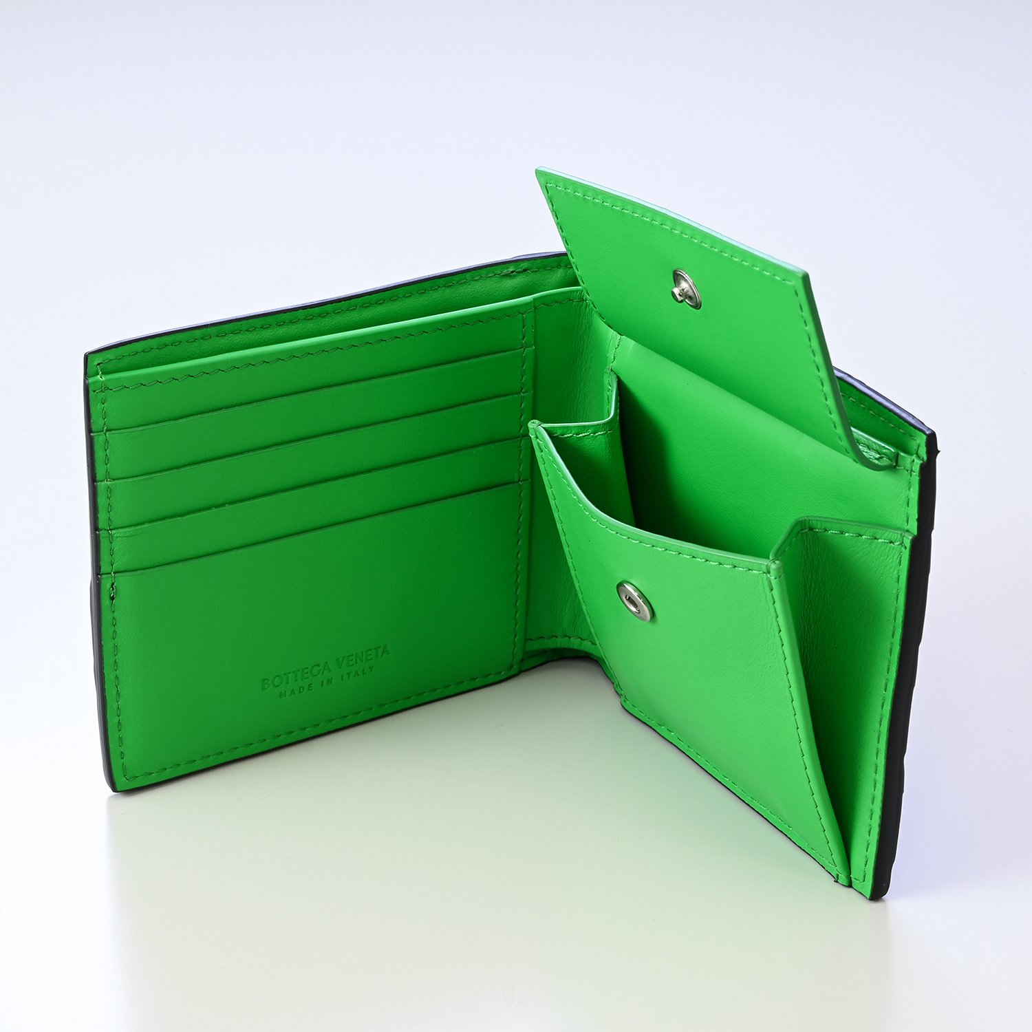 名入れ無料】 ボッテガヴェネタ BOTTEGA VENETA 二つ折り財布 メンズ